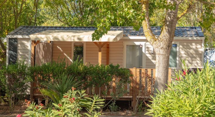 Les Sablines mobil-home Premuim exterieur
