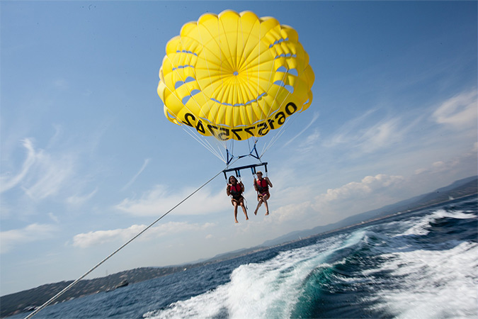 parachute ascensionnel proche valras plage