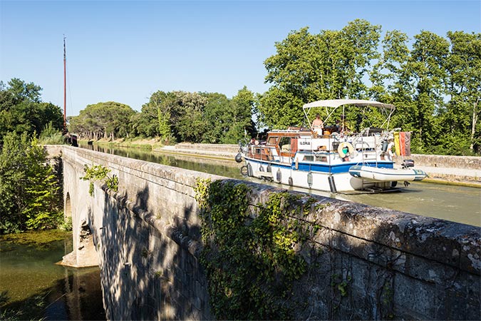 Balade en bateau sur le Canal du Midi